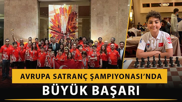 Avrupa Satranç Şampiyonası’nda büyük başarı