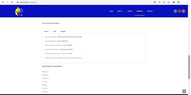 Avrupa Wushu Kungfu Federasyonu, Türkiye’nin üyeliğini askıya aldı
