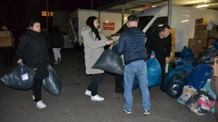 Avrupalı Türklerden depremzedelere yardım