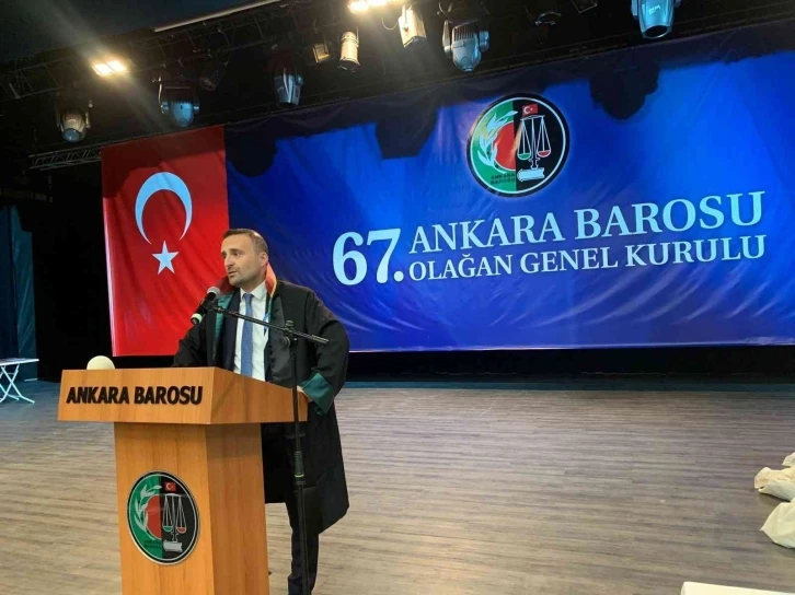 Avukat Köroğlu Ankara Barosu yeni başkanı seçildi
