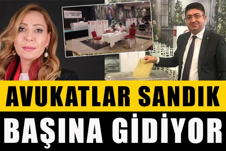 Avukatlar sandık başına gidiyor!