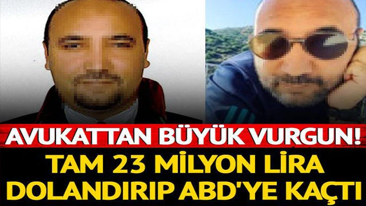 Avukattan büyük vurgun! Elektrik dağıtım şirketini 23 milyon lira dolandırıp ABD'ye kaçtı