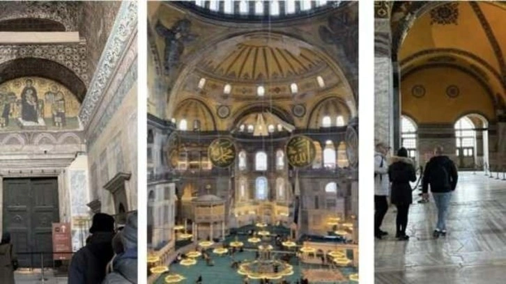 "Ayasofya'nın üst katı Türk vatandaşlarına kapatıldı" iddiası yalan çıktı