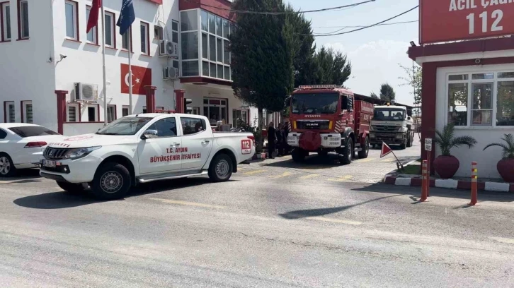 Aydın Büyükşehir Belediyesi İtfaiyesi Çanakkale yangınına müdahale için yola çıktı
