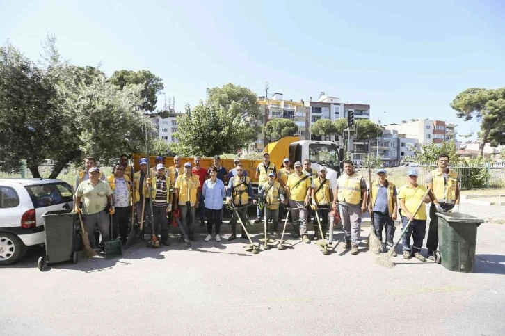 Aydın Büyükşehir Belediyesi’nden Germencik’te yaz temizliği
