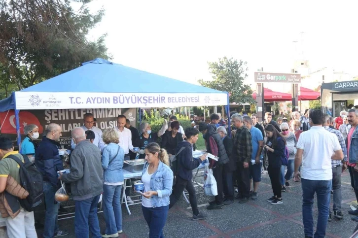 Aydın Büyükşehir Belediyesi’nden maden şehitleri için hayır
