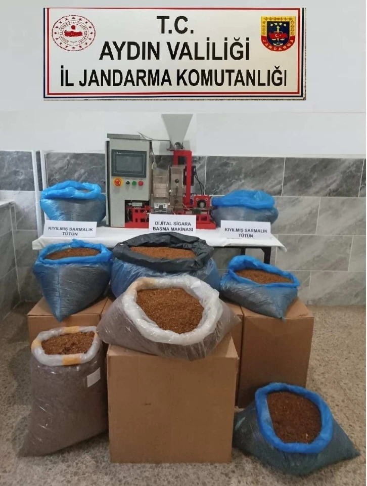 Aydın’da 100 kilo kıyılmış tütün ele geçirildi
