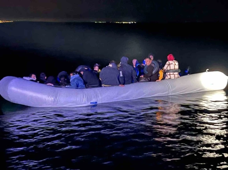 Aydın’da 37 düzensiz göçmen kurtarıldı, 41’i yakalandı
