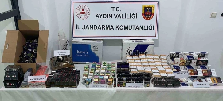 Aydın’da 66 bin 500 adet içi tütün doldurulmuş makaron ele geçirildi
