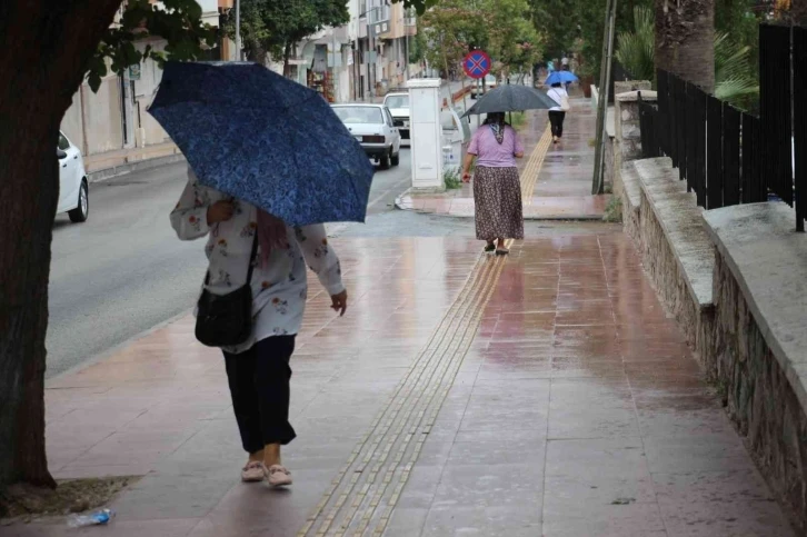 Aydın’da beklenen yağış başladı
