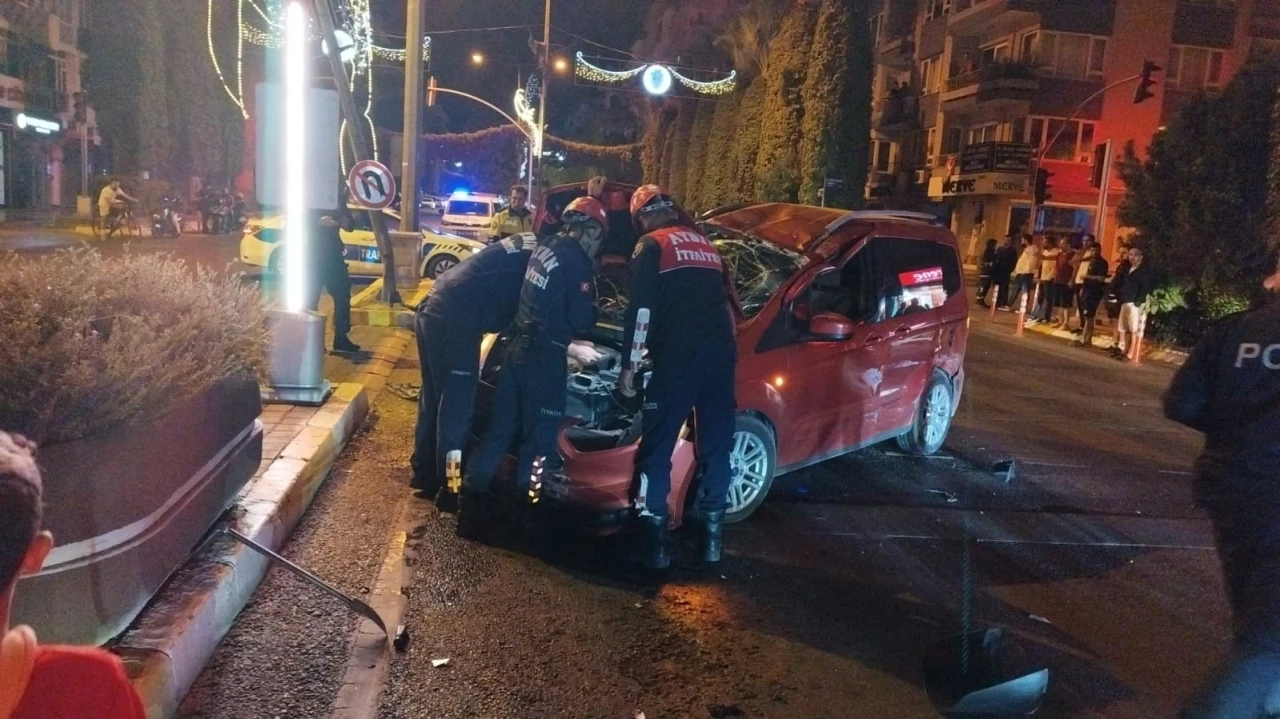 Aydın’da trafik kazası: 2 yaralı
