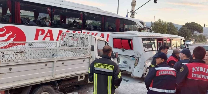 Aydın’da zincirleme trafik kazası 1 ölü 6 yaralı
