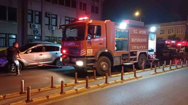 Aydın Devlet Hastanesi’nde yangın paniği
