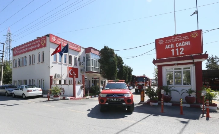 Aydın itfaiyesi Marmaris için yola çıktı
