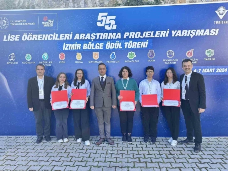 Aydın Sosyal Bilimler Lisesi, 2 projede bölge 3.’sü oldu
