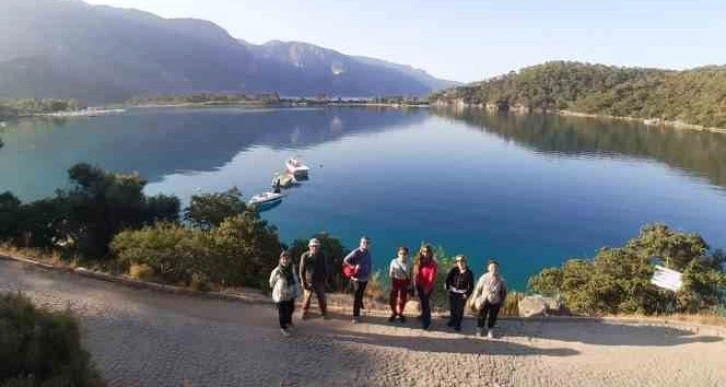 Aydınlı doğa severlerin rotası Fethiye oldu