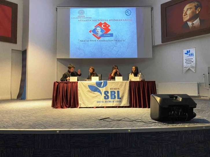 Aysel-Selahattin Erkasap Sosyal Bilimler Lisesi’nde panel
