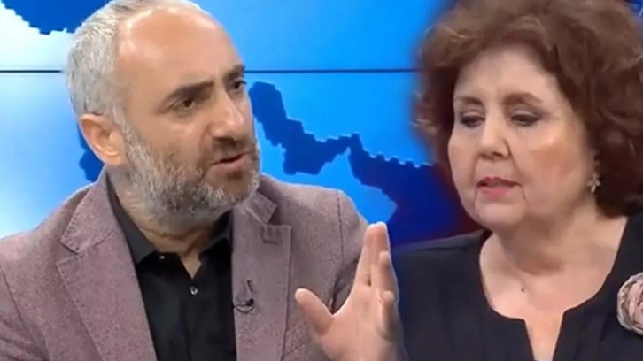 Ayşenur Arslan ve İsmail Saymaz canlı yayında birbirine girdi: Konuğum olduğun için susuyorum