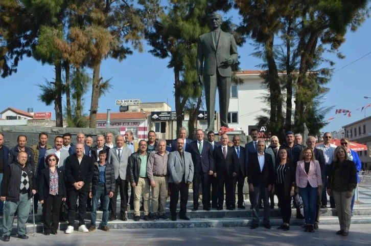 Ayvalık’ta muhtarların hatırlanma sevinci
