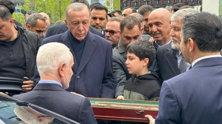 Azerbaycanlı ustasından Erdoğan'a 