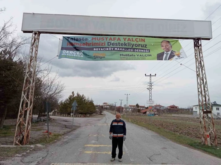 Baba ocağı Boyacı’dan Mustafa Yalçın’a destek
