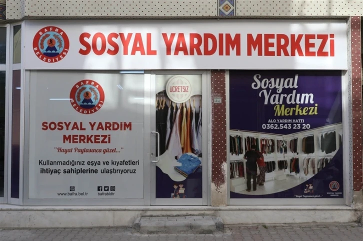 Bafra Belediyesi ihtiyaç sahibi vatandaşların yanında
