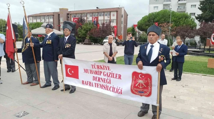 Bafra’da Gaziler Günü kutlandı
