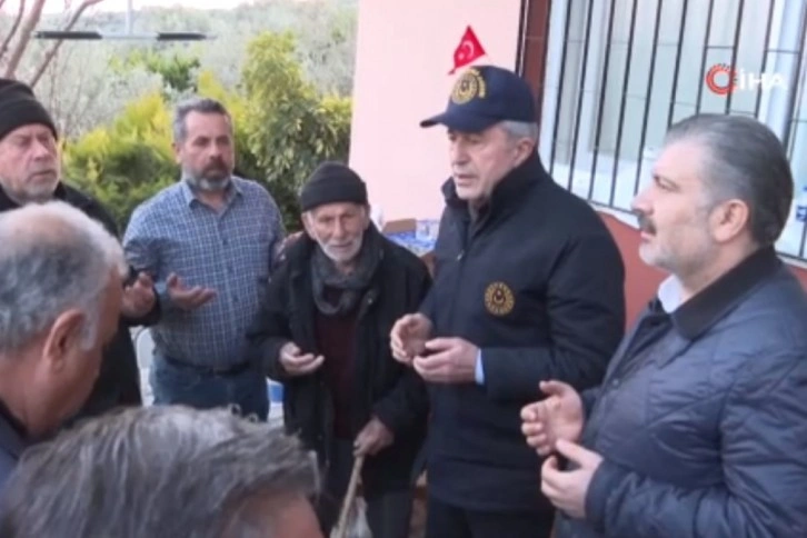 Bakan Akar ile Bakan Koca, Antakya ve Altınözü’ndeki çalışmaları inceledi