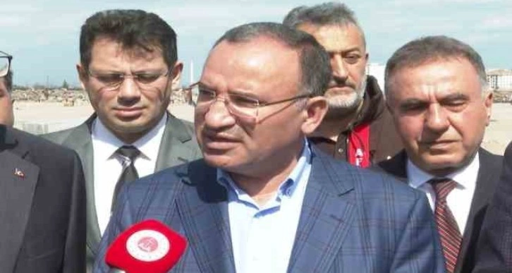 Bakan Bozdağ açıkladı: “Kurulacak olan konteyner kentte alt yapı çalışmaları tamamlandı”