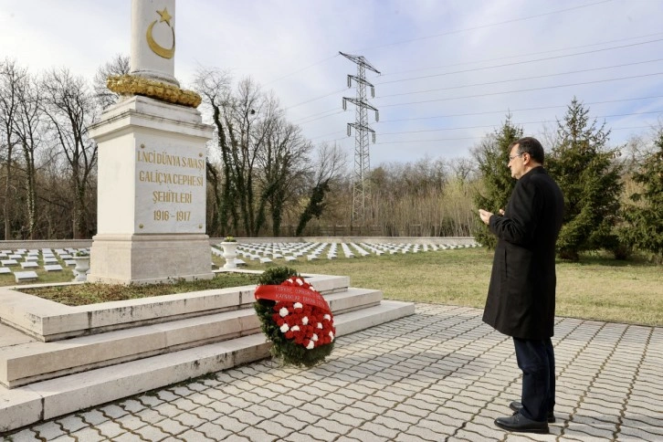 Bakan Dönmez, Budapeşte’de Türk şehitliğini ziyaret etti