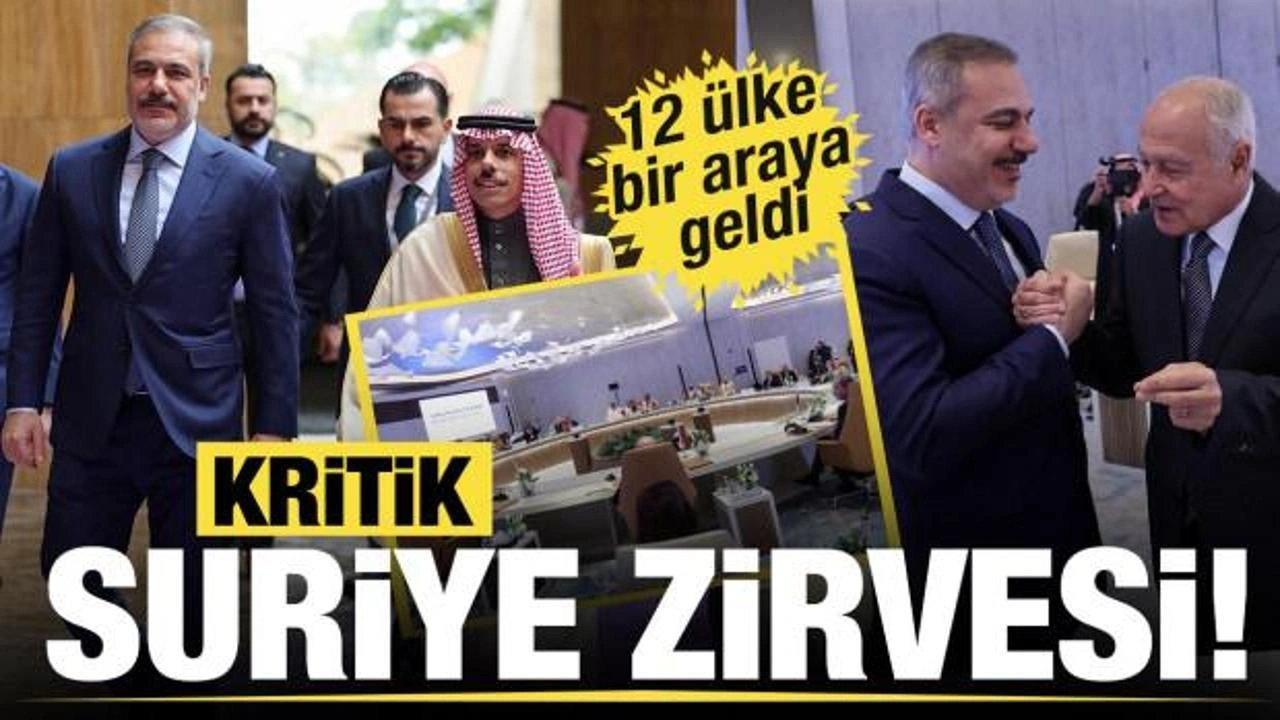 Bakan Fidan, Riyad'da... Suriye toplantısına katıldı!