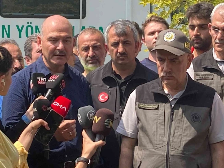 Bakan Kirişci ve Soylu’dan Marmaris yangını hakkında açıklamalar
