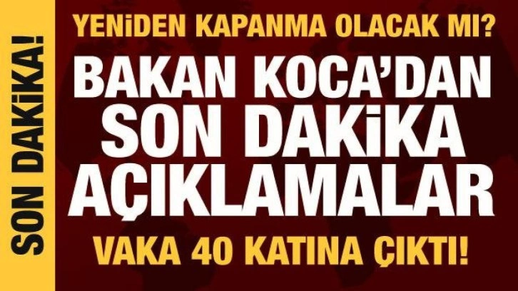 Bakan Koca'dan vaka açıklaması