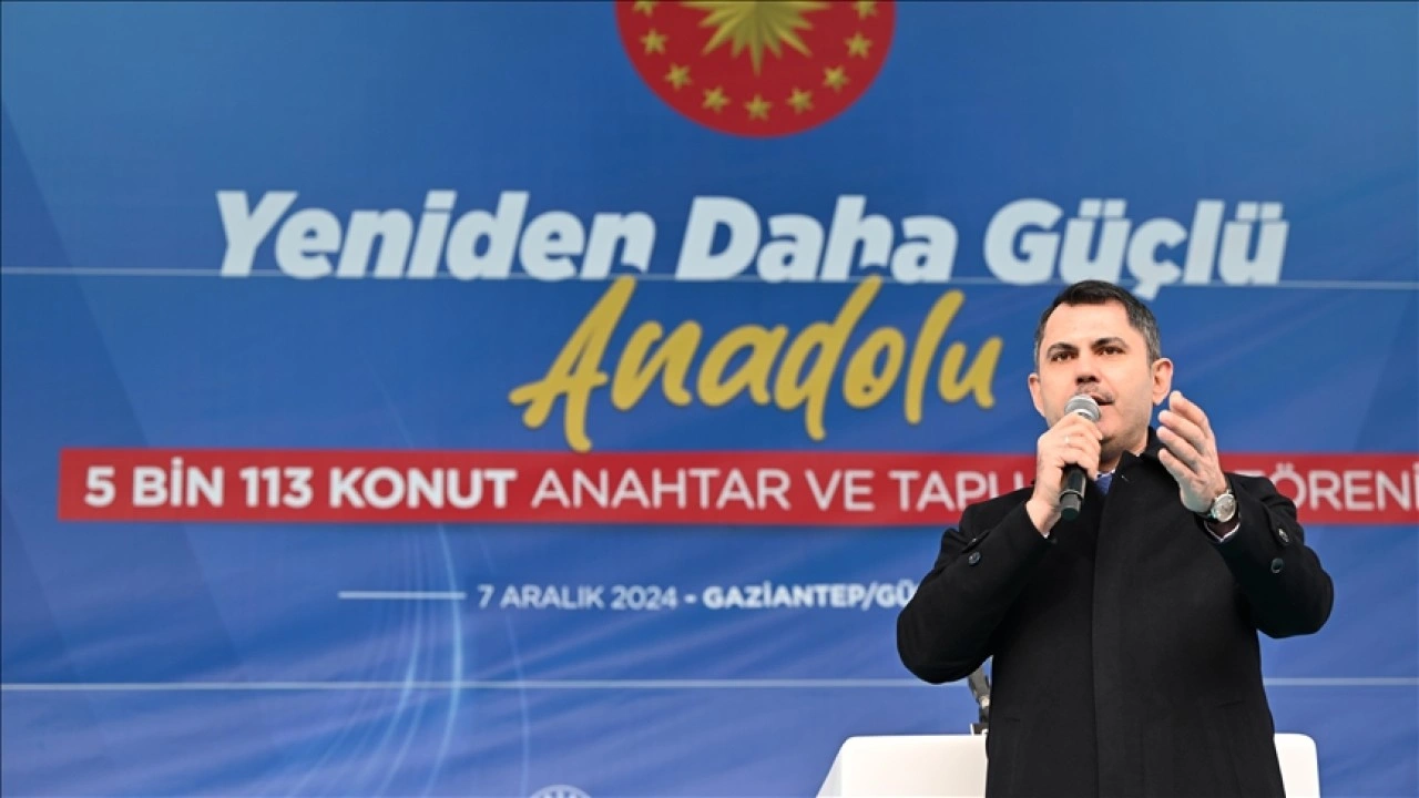 Bakan Kurum: 2024 yılında 200 bin konutu bitirip vatandaşlarımıza teslim edeceğiz