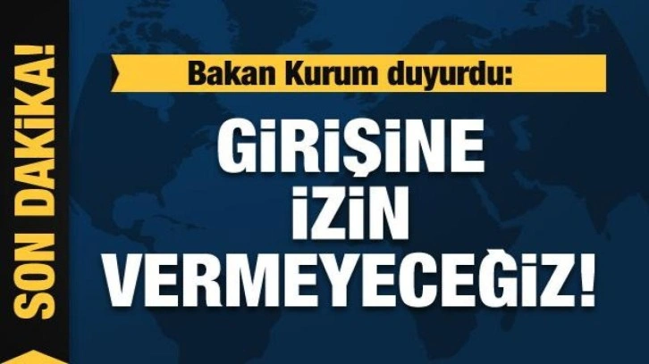 Bakan Kurum: Asbestli gemiye izin verilmeyecek