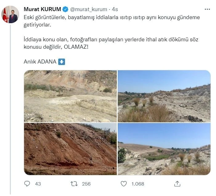 Bakan Kurum’dan ithal atık iddialarına yanıt
