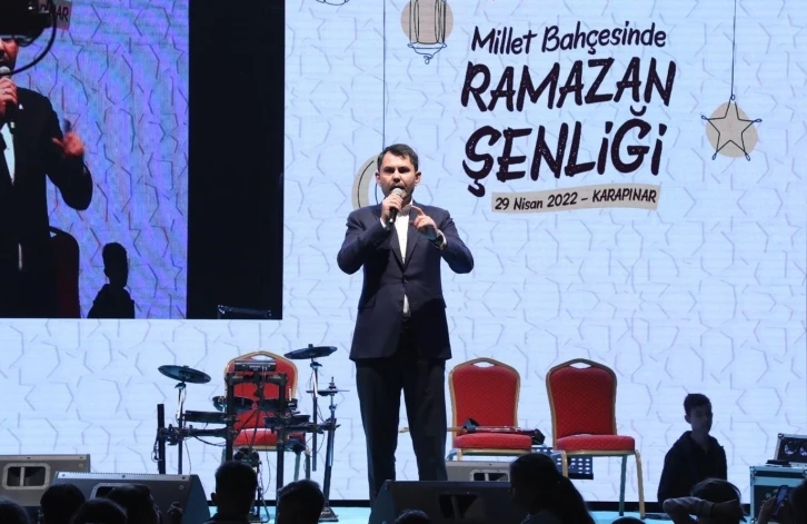 Bakan Kurum: “Hedefimiz, Türkiye’mizi muasır medeniyetler seviyesine çekmek”
