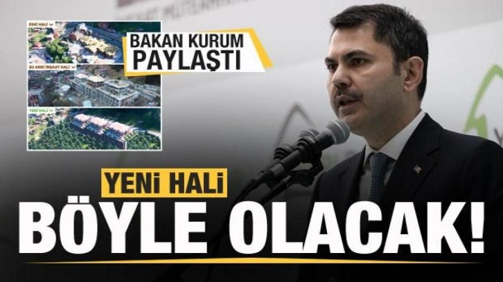 Bakan Kurum'dan Ayder Yaylası açıklaması! Projeyi paylaştı