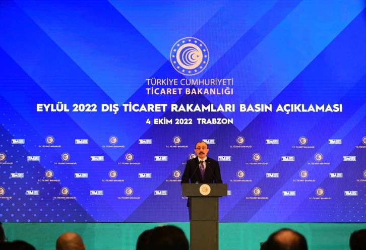 Bakan Muş: “Eylül ayında ihracatımız, geçtiğimiz yılın aynı ayına göre yüzde 9,2 artışla 22,6 milyar dolar olmuştur”
