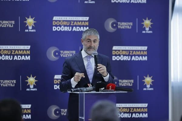 Bakan Nebati: Cumhurbaşkanımız öndeyken herkesin gözünün içine baka baka yalan yanlış bilgiler verdiler