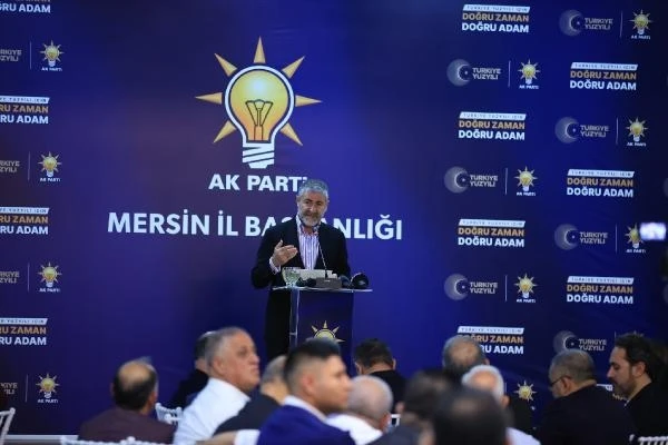 Bakan Nebati, Mersin'de sivil toplum kuruluşlarıyla buluştu