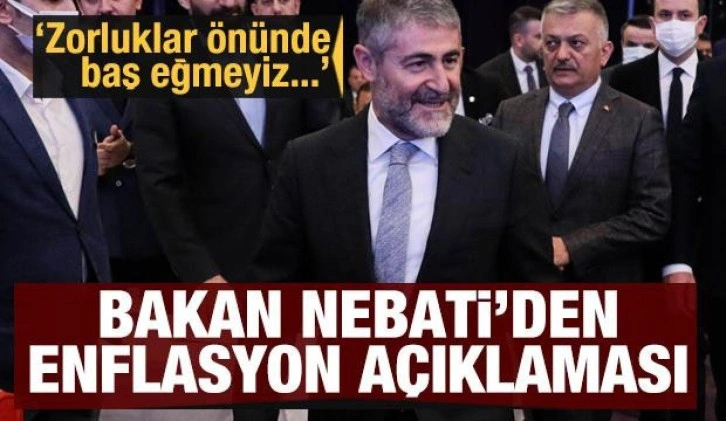 Bakan Nebati'den enflasyon açıklaması