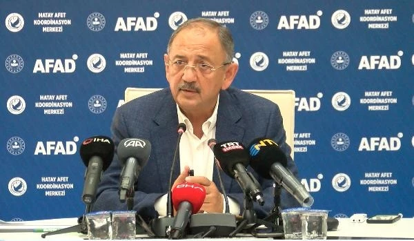 Bakan Özhaseki: Hatay'ı canlandırmak bizim görevimiz