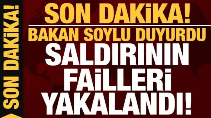 Bakan Soylu duyurdu: Bursa'daki saldırının failleri yakalandı