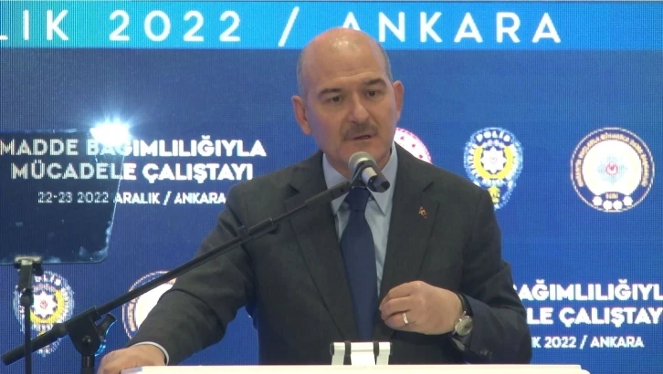 Bakan Soylu: &quot;Uyuşturucu bağlantılı kişi sayısı dünya genelinde milyonda 35’ken, Türkiye’de milyonda 4,7’dir&quot;
