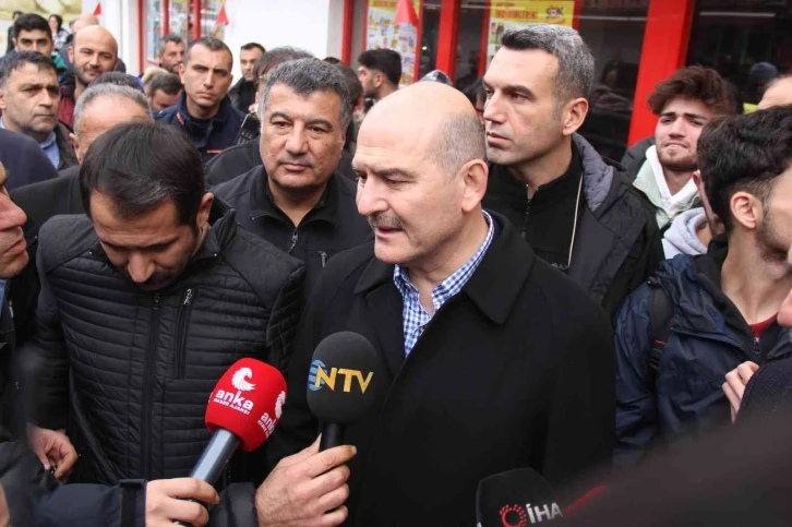 Bakan Süleyman Soylu: "8 bin konutta özellikle Gölyaka’da hasar tespit çalışması yapılacak"
