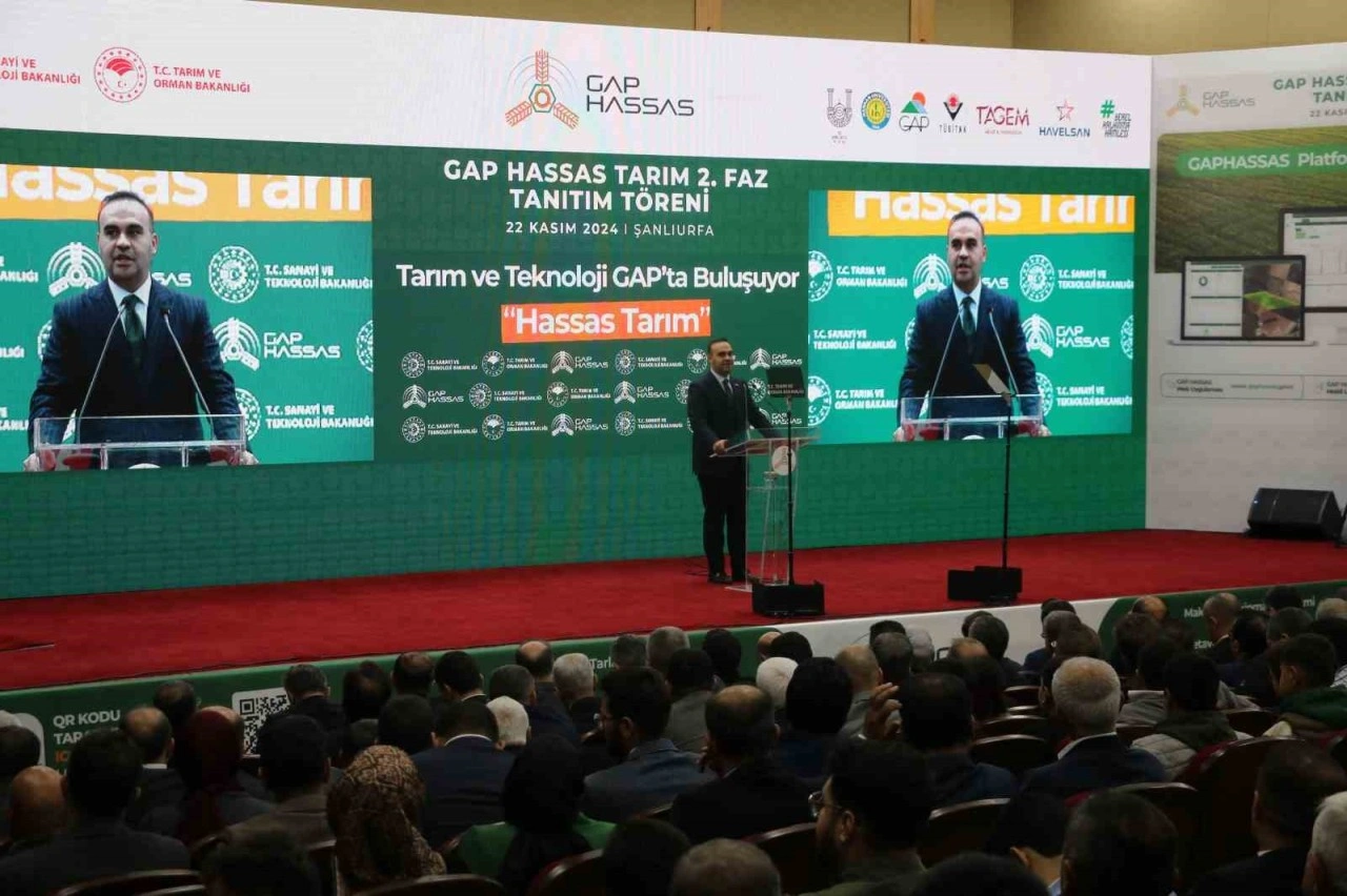 Bakan Yumaklı ve Bakan Kacır Şanlıurfa’da GAP Hassas Tarım 2. Faz Tanıtım Töreni’ne katıldı