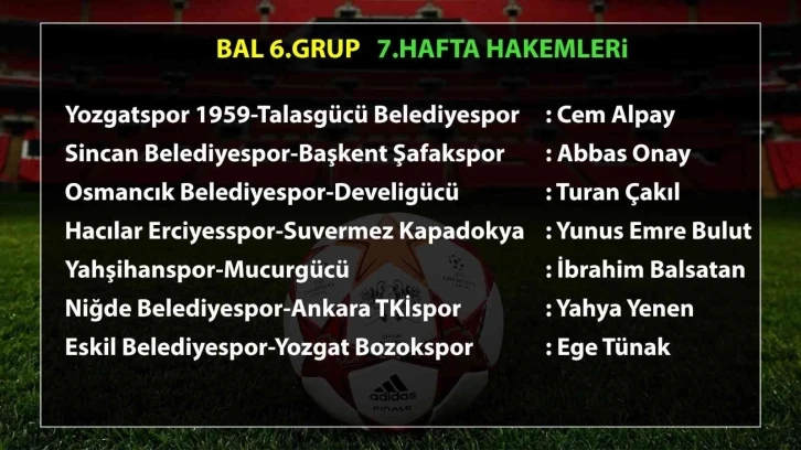 BAL’da 7. hafta maçlarının hakemleri belli oldu
