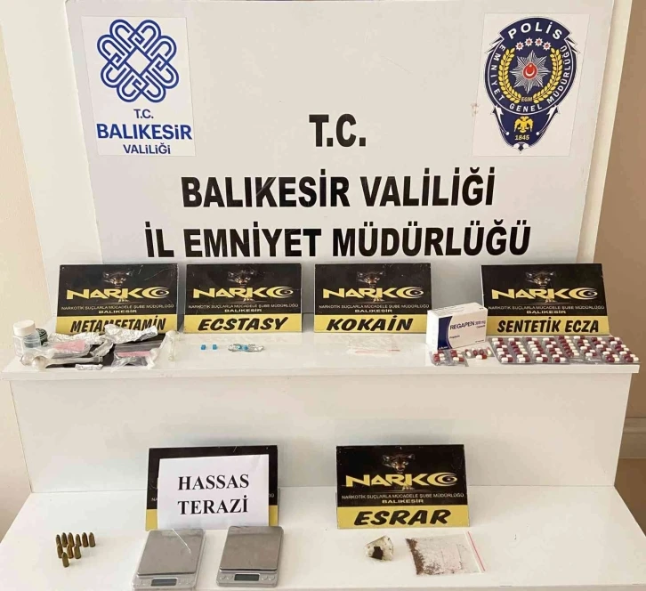 Balıkesir’de asayiş ve uyuşturucu operasyonu
