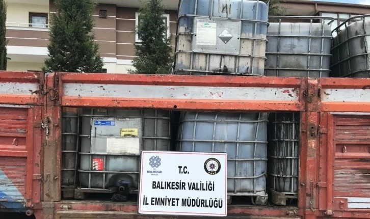 Balıkesir’de kaçak akaryakıt operasyonu
